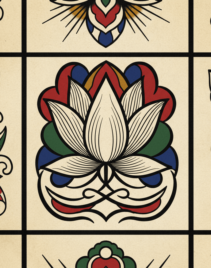 Fine-Line Lotus